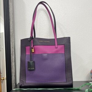 Marc Jacobs Two-Tone Purple Tote